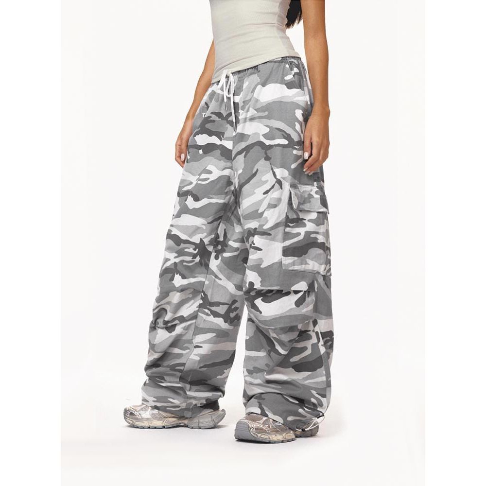 Men's Clothing Retro Street Style Workwear Casual Pants, New Spring And Autumn Style, Sporty Wide Leg Versatile Long Pants, Ready To Ship._viptrois.com