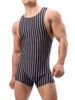 Men's Clothing men's new jumpsuit vertical striped pajamas sports jumpsuit men's underwear men_viptrois.com