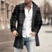 Loom Loom European And American Foreign Trade Cross-Border Autumn Winter New Men's Woolen Stand Collar Mid-Length Pocket Casual_viptrois.com