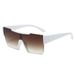 Men's Sunglasses Integrated Large Frame Sunglasses Uv400 Women's High End Anti Ultraviolet Fashion Square Frameless Sunglasses_viptrois.com