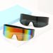 New Widened Lens Future Warrior Punk Style Sports Glasses Technology Sense Sunglasses Windproof Sunglasses_viptrois.com