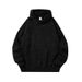 Stylish Unisex Cotton Hoodie With Starry Print - Loose Fit Casual Pullover For Men & Women (Black, M-XXL)_viptrois.com