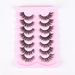 Beauty & Health 7 Pairs Of Eyelashes Whole Cluster Natural Thick Fox False Eyelashes Self-grafting 5d Fried Hair_viptrois.com