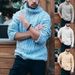 Loom 2023 Foreign Trade Cross-Border Autumn Winter Diamond Twist Thick New Yarn Knitted Sweater European American Style Men's_viptrois.com