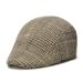 Sale Autumn Winter New Plaid Woolen Hat For Middle-aged Men And Women Newsboy Cap_viptrois.com