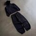 Streetwear Hoodie & Jogger Set With Bold Letter Print – Trendy Unisex Pullover & Sweatpants For Urban Fashion_viptrois.com