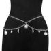 European and American Cross-border Jewelry Personalized Fashion Body Chain Star Moon Sun Simple Double Waist Chain Chest Chain Decoration_viptrois.com