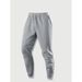 Men's Casual Jogger Pants - Retro Loose Fit Workout Trousers For Running, Gym & Streetwear | High Waist Elastic Waistband_viptrois.com