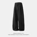 Men's Retro Wide-Leg Trousers – High-Waisted Pleated Straight Pants With Subtle Stripes (M-XXXL)_viptrois.com