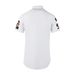 Men’s Short-Sleeve Shirt – Rose Print, Slim Fit, Breathable Cotton Blend, Modern Style_viptrois.com
