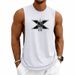 Men's Clothing Tops & Tees Muscle Fitness Sports Vest For Men Summer Breathable Gym Loose Sleeveless Top American Style_viptrois.com