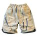 Men's Clothing Yellow Mud Denim Shorts Men's Ripped Drawstring Elastic Waist Mid Length Pants Casual Fashion Brand Loose Five Point Pants_viptrois.com