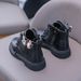 Child's shoes New medium and large children soft soled girls' boots British style princess boots_viptrois.com