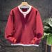 Men's Clothing Trendy Brand Hoodie, Autumn Style, Simple, Loose, Versatile, Fashionable Men's Long Sleeved Crew Neck Hoodie_viptrois.com