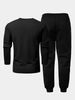 2-piece Set Of Autumn And Winter Men's Long Sleeved Round Neck Loose Large Size Breathable_viptrois.com