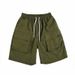 Men's Clothing Street Hip Hop Trend Loose Shorts Men Summer Ins New Pocket Fashion Overalls_viptrois.com