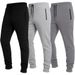 Men's Essential Solid Color Sweatpants – Versatile Athletic & Casual Joggers (Black/Light Gray/Dark Gray/White/Green/Tibetan Blue, S-XXXL)_viptrois.com