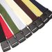 Men's and women's canvas belts, casual sports metal-free plastic buckle belts, outdoor military training pants belts_viptrois.com