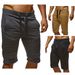 Summer Men's Outdoor Fitness Running Breathable Casual Training Shorts_viptrois.com