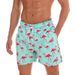 Men's Clothing Printed Beach Shorts Men's Swimming Trunks Quick Drying Four Point Shorts Casual Pants Swimming Trunks_viptrois.com