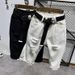 Children's Clothing 2024 Spring New Korean Version Boys And Girls Ripped Denim Trousers Baby Casual Black And White Trousers 12001_viptrois.com