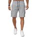 Large Size Men's Short Sports Overalls With Multiple Pockets Shorts Fitness Pants Sports Casual Shorts_viptrois.com
