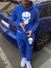 2025 Autumn/Winter New Men's Comfortable And Casual Hooded Hoodie Skull Head Guard Pants Set_viptrois.com