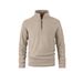 Pulse Cross-Border Men's Fleece Jacket Autumn Winter Lamb Wool Thickened Sweatshirt For Men_viptrois.com