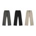 Men's Clothing Summer Scimitar Bootcut Cool Ice Skin Loose Slightly Flared Straight Slim Leg Long Casual Trousers_viptrois.com