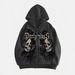 Unisex Vintage Zip-Up Hoodie – Heavyweight American Streetwear, Retro Pullover With 3D Print, Oversized Casual Jacket For Men & Women_viptrois.com