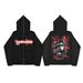2023 Street Punk Style Harajuku Y2k Gothic Hoodie Long Zipper Sweatshirt_viptrois.com