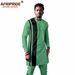 Men's clothing African national printing batik cotton men's casual set_viptrois.com