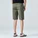 Men's Summer Casual Shorts - Breathable Cotton, Relaxed Fit & Versatile Styling For Beach & Daily Wear (Khaki, Gray, Army Green, Denim Blue)_viptrois.com