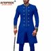 Men's clothing African men's zipper two-piece set_viptrois.com