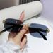 Fashion Square Sunglasses With Diamond-Cut Edges UV400 Protection Glamorous Oversized Sun Glasses Trendy Streetwear Accessory For Driving, Travel_viptrois.com