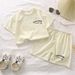 Children's Short Sleeved Suits Summer Baby New Style Boys Korean Clothes Girls Infant Thin Clothing Summer Clothes Children's Clothing_viptrois.com