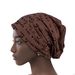Ladies' Headscarf URBAN BEAT - Hip Hop Letter Pullover Hat (Muslim, Fashion Trends Hot Seller)_viptrois.com