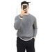 Sweater For Autumn And Winter, Loose Fitting, Inner Layer, Knitted Sweater, Youth Thread Jacket, Versatile_viptrois.com