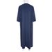 Men's Clothing New Muslim mid sleeve embroidered robe ethnic style men's robe side pocket Muslim robe_viptrois.com