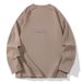 White Background Flat Live Broadcast Spring And Autumn New Hoodie Casual Versatile Youth Long Sleeved T-Shirt Round Neck 412_viptrois.com