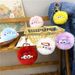 Bag Charm Ugly Cute Little Coal Ball Keychain Cute Cartoon Plush Doll Student Bag Pendant Car Key Chain Accessories Gift_viptrois.com