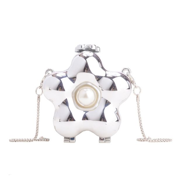 Women's Clutches Bags Acrylic Bag, Glossy Pearl Flower Bag, Bow Mini Bag Opening, Red Envelope Children's Bag_viptrois.com