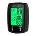 Bicycle Computer Road Backlight Waterproof Large Screen Speedometer Outdoor Mountain Bike Cycling Odometer_viptrois.com