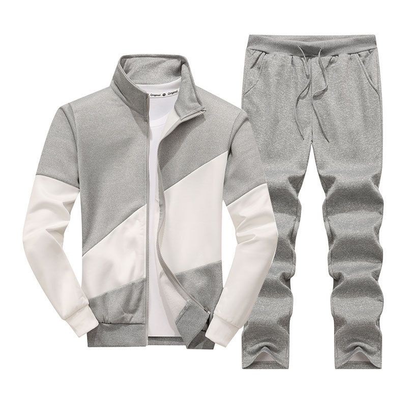 Men's Slim Fit Stand Collar Baseball Jacket With Long Sleeves – Lightweight Sporty Outerwear For Running & Casual Wear (Grey, Black, Navy Blue)_viptrois.com