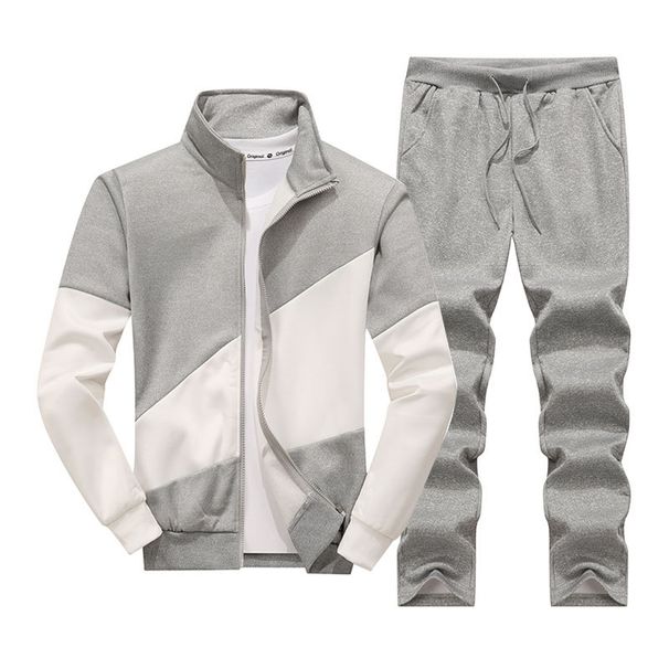 Men's Slim Fit Stand Collar Baseball Jacket With Long Sleeves – Lightweight Sporty Outerwear For Running & Casual Wear (Grey, Black, Navy Blue)_viptrois.com