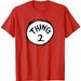 Camiseta Con El Emblema De Dr. Seuss Thing 2_viptrois.com