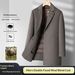 Pulse 2025 New Men's Thickened Double-Sided Wool Coat Mid-Length Detachable Down Liner Suit Collar Jacket_viptrois.com