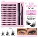 Lash Extension Set Sectional Fleece Glue Tweezers Set Natural Thick False Eyelashes C-curl Single Eyelash Cluster_viptrois.com