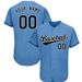 Direct 3D Digital Printed Men's American Baseball Jersey Short Sleeved Cardigan DIY Style_viptrois.com