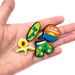 20 Sets Cute Summer Series Shoes Flower Decoration Buckle Cartoon Set Soft Rubber Shoes Accessories Accessories Accessories_viptrois.com